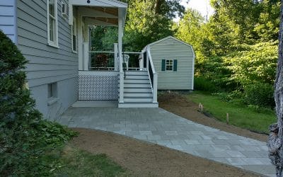 Wakefield –  Deck/Porch Built For Purposes Of A Wheelchair Lift And New Egress