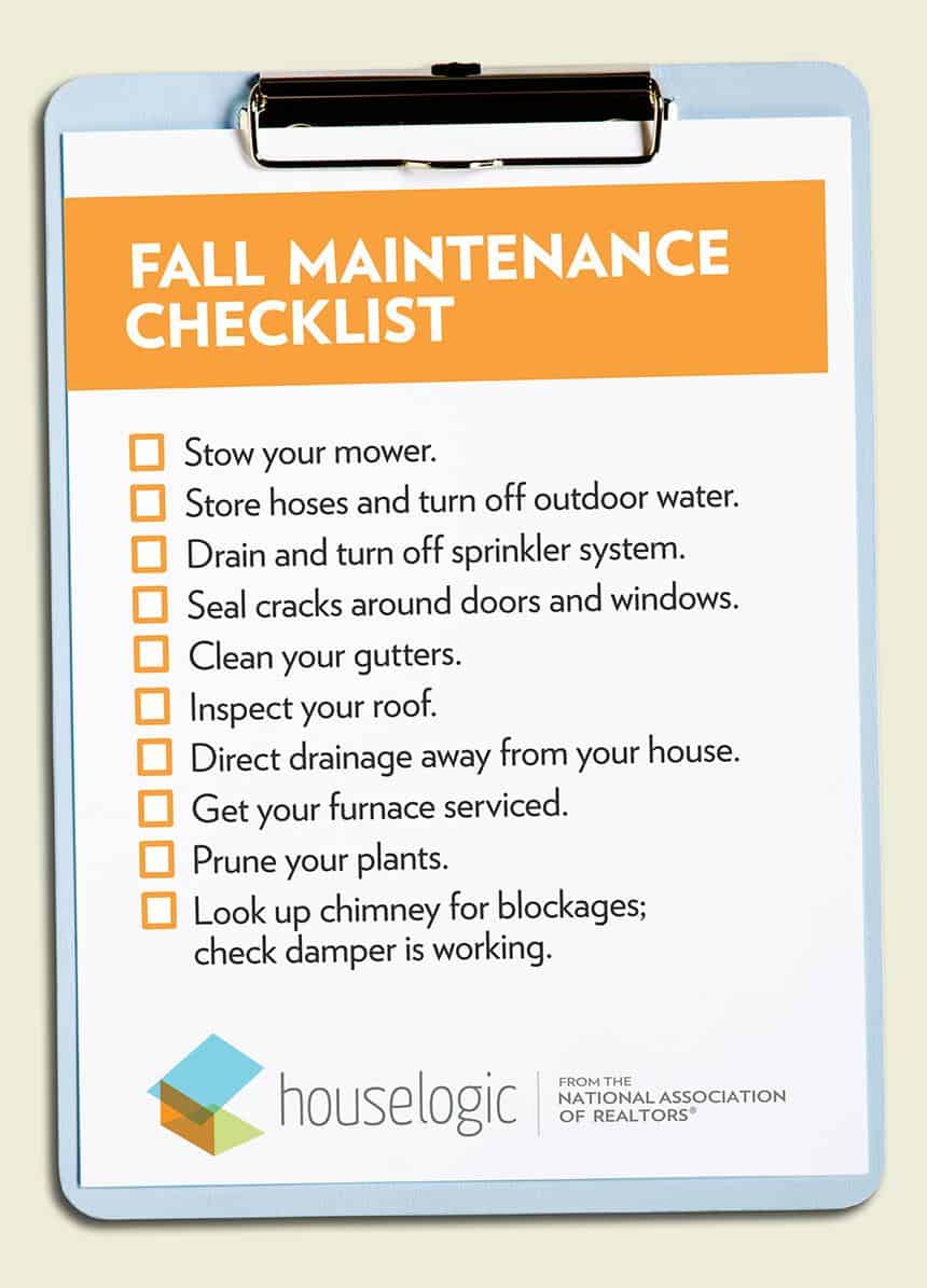 Fall Checklist Maintenance 10 Things You Gotta Do In Fall To Skip Costly Winter