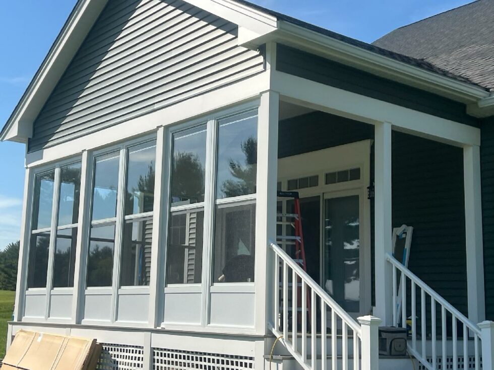 deck to screen porch conversion by Ace Home Medics North Andover, MA