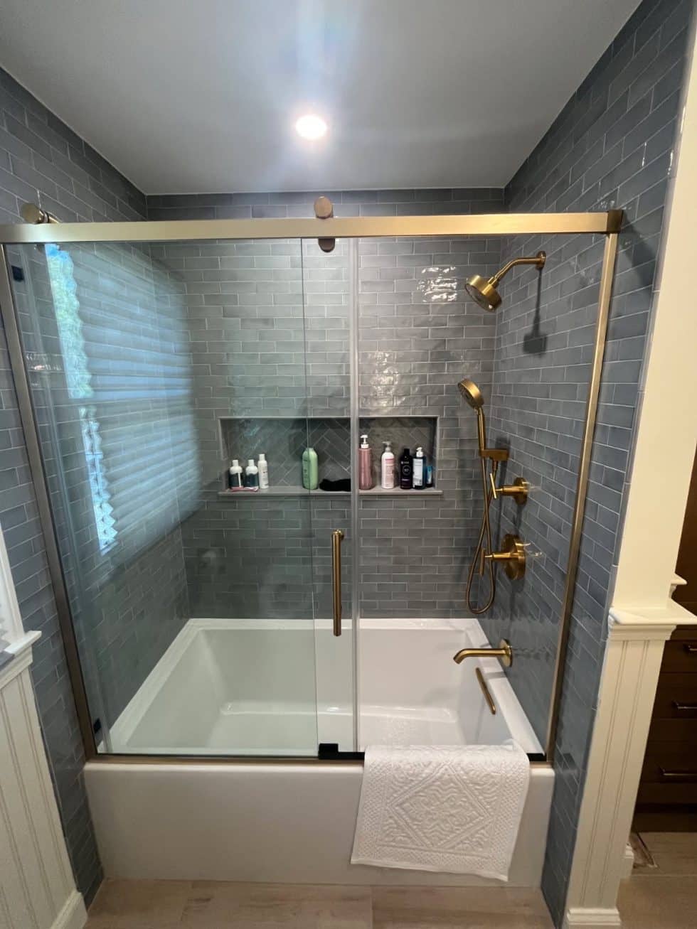 burlington ma custom glass tub shower enclosure