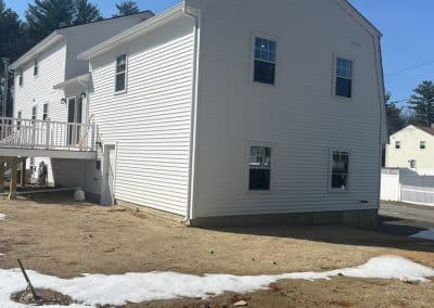 wilmington ma attached garage living space addition side exterior 02